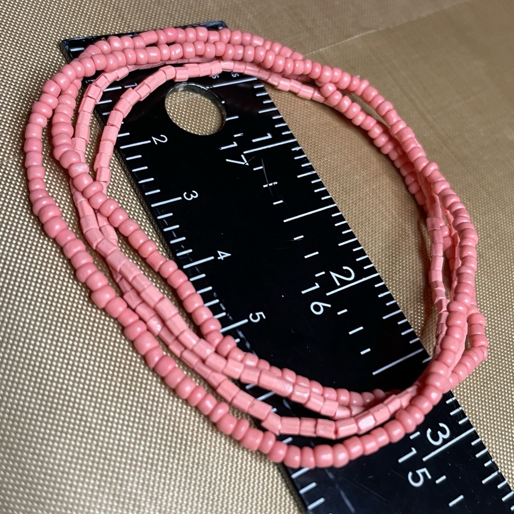 Set of 4 beaded bracelets.  Stretchy, comfortable.  Price is for the set.